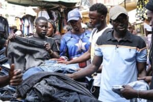 selling second hand clothes in uganda.
