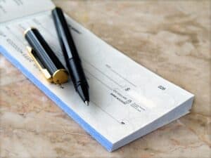 security tips for writing a cheque